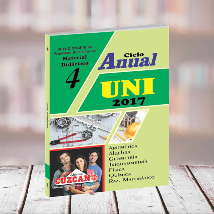 EDITORIAL CUZCANO | CICLO ANUAL 4 UNI 2017