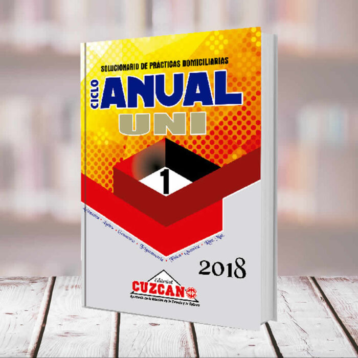 EDITORIAL CUZCANO | CICLO ANUAL 1 UNI 2018