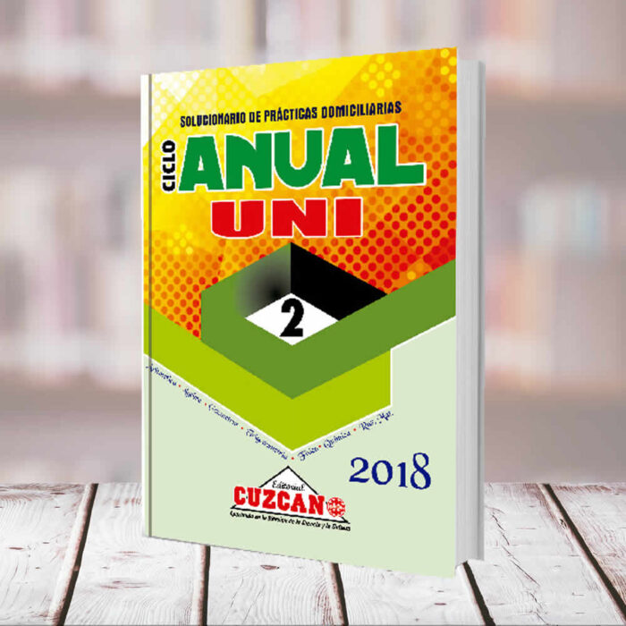 EDITORIAL CUZCANO | CICLO ANUAL 2 UNI 2018