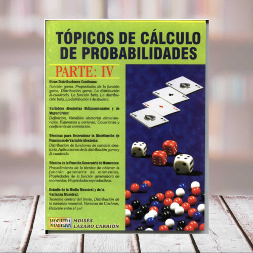 EDITORIAL CUZCANO | TOPICOS DE CALCULO DE PROBABILIDADES 4